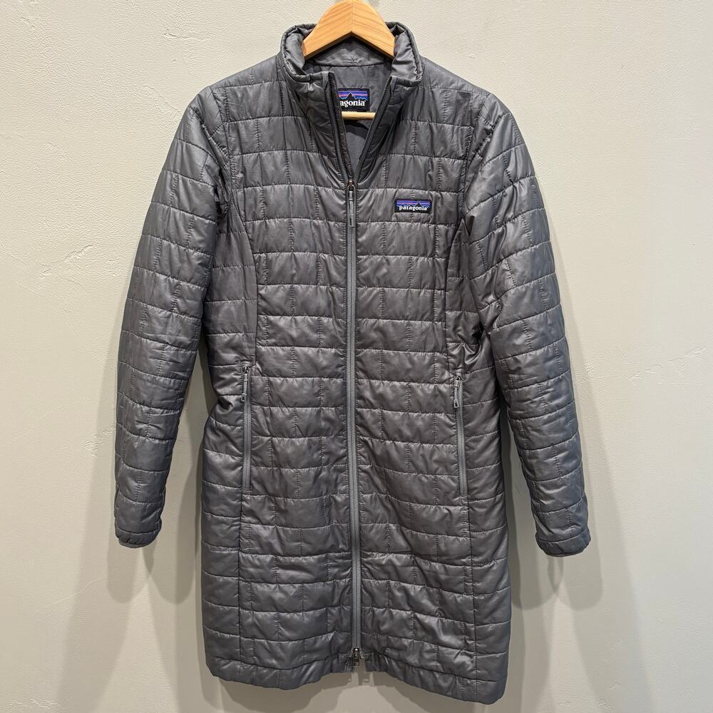 Patagonia Women’s Nano Puff Parka Silver Grey - Size: Small - Picture 1 of 13